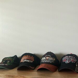 Vintage Sturgis Rally hats